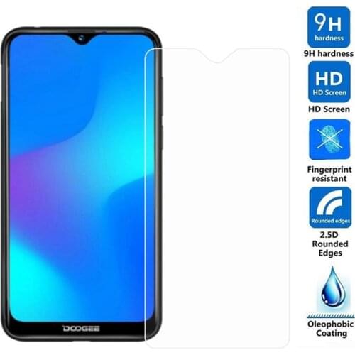 10pcs/lot high quality Tempered Glass 9H High Quality Explosion-proof Protective Film Screen Protector For Doogee Y8 plus