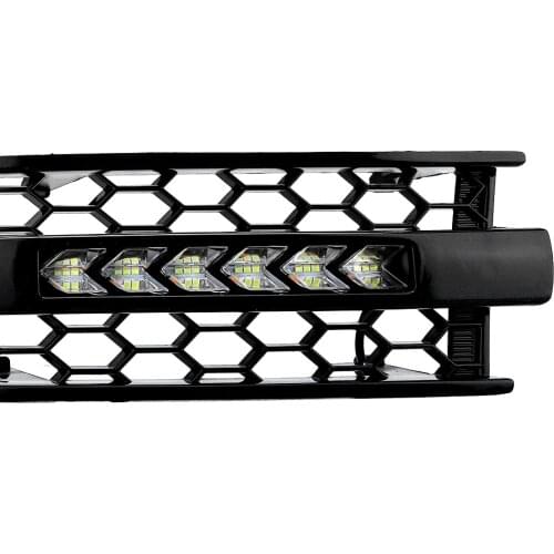 2pcs Car Flowing LED DRL Turn Signal Light Front Bumper Grille Fog Lamp for Audi A4 B6 01-05