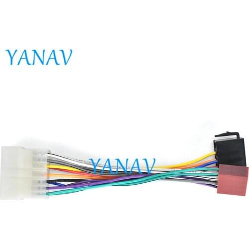 12-037 ISO RADIO ADAPTER CABLE FOR DAEWOO Nexia, Espero 1995+ Car Stereo Radio ISO Wire Cable ISO Wiring Connector Adapter