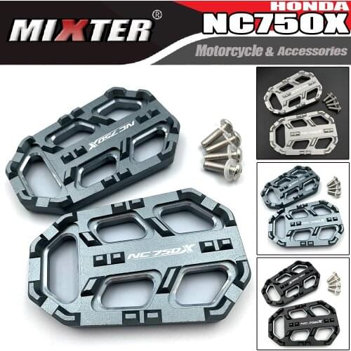 Motorcycle Accessories Foot Pegs CNC Front Footpegs Footrests Pedal Enlarger For HONDA NC750X NC750 X NC-750X 2014-2020 NC750-X
