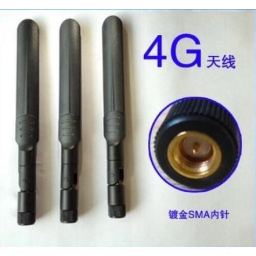 4G LTE wireless router SMA male paddle rubber antenna 7dBi 790M 4g dipole antenna 2600MHz