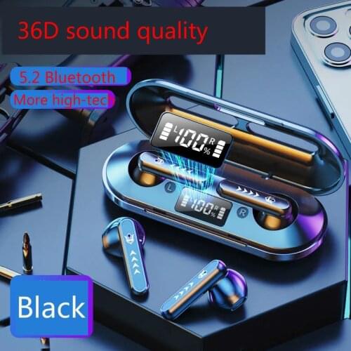LLseapure Both Ears In-ear Game Wireless 36D High-Quality Sound Heavy Bass Stereo Sound Music Light Weigh Bluetooth Headset
