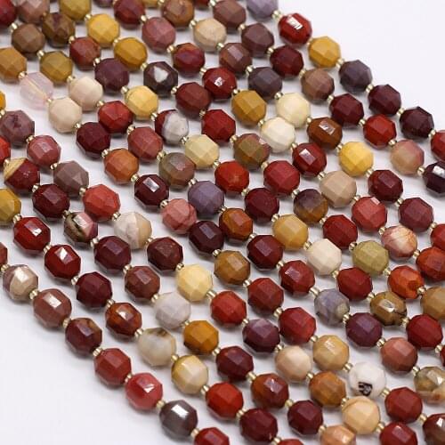 Natural Semi-precious Stone Beads Chrysolite Crystal Scattered Beads for DIY Necklace Bracelet Making Jewelry8mm