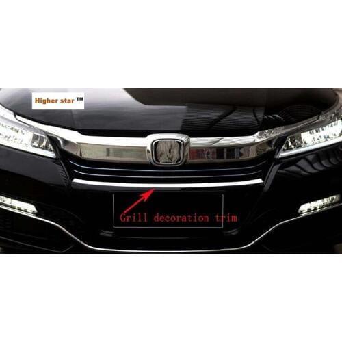 Higher star ABS chrome car grill decoration trim cover trim for Honda Accord 2016-2017