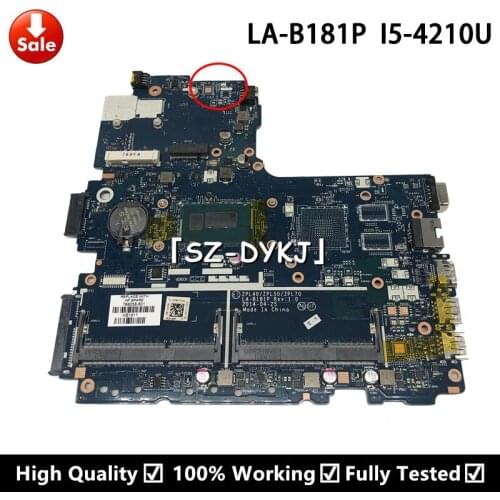 For HP 450 G2 440 G2 Laptop Motherboard i5-4210 ZPL40/ZPL50/ZPL70 LA-B181P 768058-601 768058-001 776570-601 776570-501 Mainboard