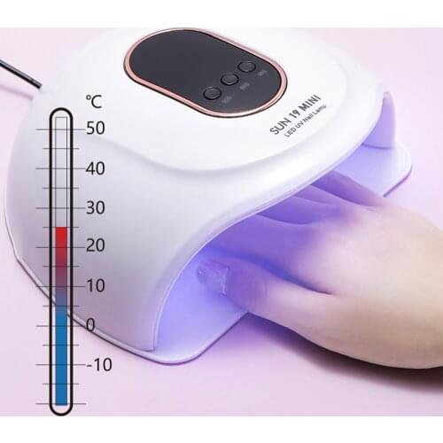 72W Nail Shop Painless Nail Glue Curing Lamp Phototherapy Lamps Gel Polish Sun UV LED Nail Gel Dryer Toenail DIY Manicure Tools