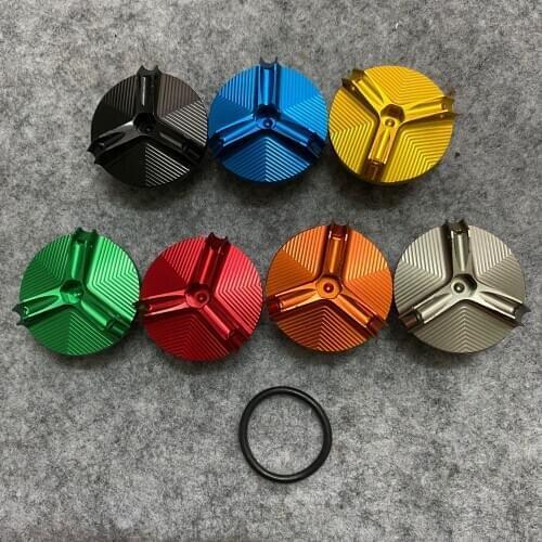 Motorcycle CNC Engine Oil Filter Cup Plug Cover Oil screw cap For YAMAHA T-MAX530 T-MAX500 XSR900 MT09 FZ09 TRACER FJ09 R1 R6