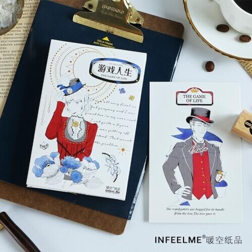 30 Sheets/Set The Game Of Life Paper Postcard Greeting Card Birthday Bussiness Gift Card Set Message Card