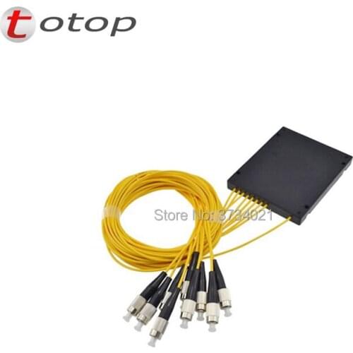 PLC Splitter FC UPC 1X 8 Single mode FC splitter fiber optic 1x8 FC upc plc splitter/ 1x8 Singlemode plc splitter