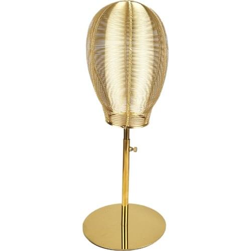 Wig Hat Stand Iron Art Shop Display Mannequin Head Fashion Design Hat Display Head Model Glasses Display Rack Stand for Art Shop