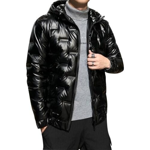 Men Down Coats Jackets Jackets Winter New Casual Fashion Bomber Down Jacket High Quality Thick Warm Men Down Coats Plus Tops