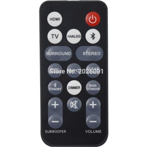 Remote Control for YAMAHA Soundbar System YAS-108 YAS-207 YAS-107 YAS-106 ATS-1060 ATS-1070