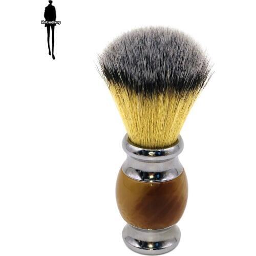 Shaving Brush Hair Salon MenS Facial Beard Cleaning Equipment Resin Plus Metal Handle Shaving Tools