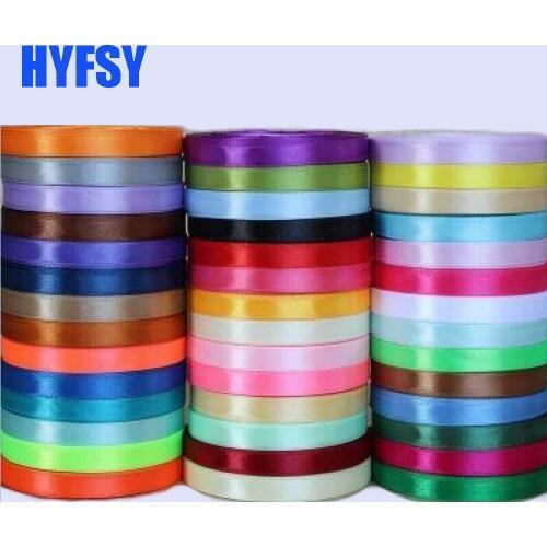 New satin ribbon 10mm wide 25 yards/bag DIY handmade materials gift package Christmas New Year wedding decoration belt 1