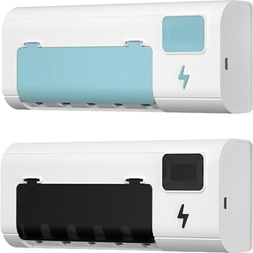 Toothbrush Sterilizer Ultraviolet Sterilization Toothbrush Holder Rechargeable Automatic Toothpaste Dispenser Home Bathroom