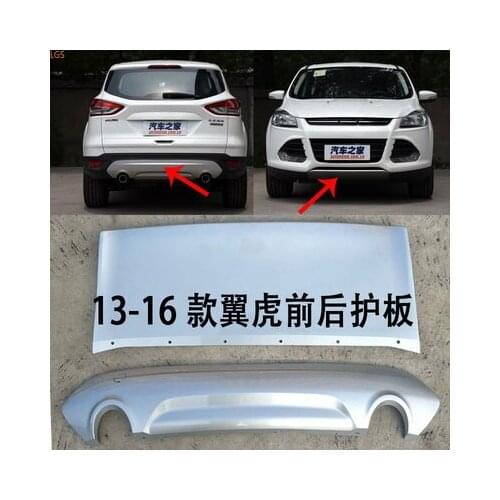 Engineering Plastics bumper Guard Bumper Decorative plates Anti-scratch protection car accessories For Ford Kuga 2013-2018
