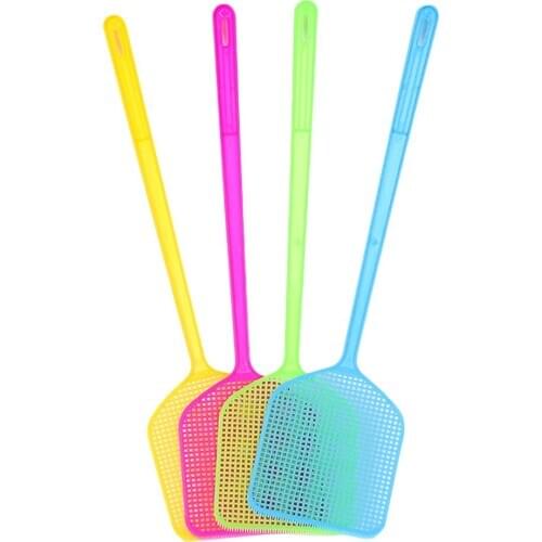 1PC Hot Plastic mosquitoes flies Health folder Creative home anti-mosquito shoot beat fly Pest control Fly Swatters
