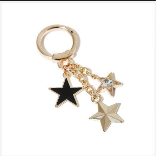 1 pieces Bags Handbags Hardware Accessories Metal Handbags Round Rings Stars Tassel Pendant Decoration Buckle