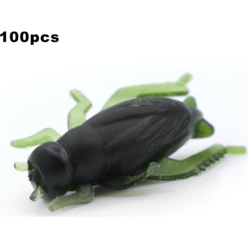 100pcs/Set Artificial Bait Universal Fishing Lures Professional Fish Accessories Portable Insect Simulation Cricket Baits