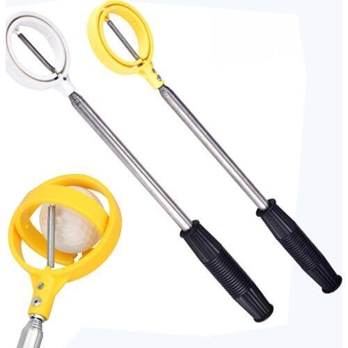 2 Colors Extensible 8 Sections Golf Ball Picker Practical Scooping Ball Picking Easy To Pick Up the Balls Golf Accessory