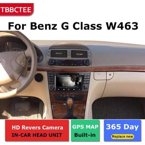 2Din For Mercedes Benz G Class W463 2001~2008 Car Android Radio Multimedia Player GPS Navigation IPS Screen HiFi WiFi BT