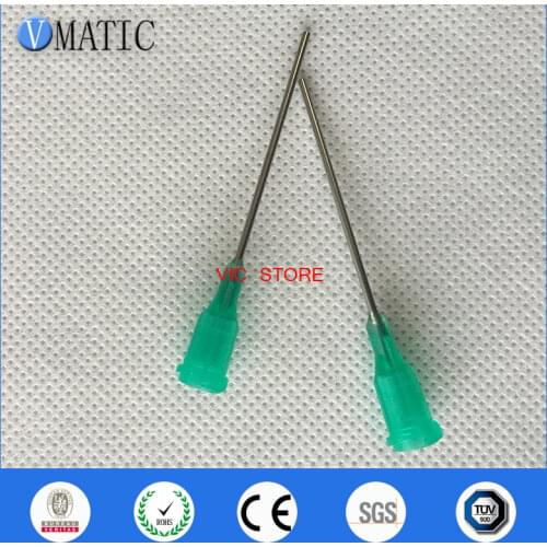 Free Shipping 100Pcs 18G Blunt Needles Dispensing Needle With 1 Inch Tubing Length