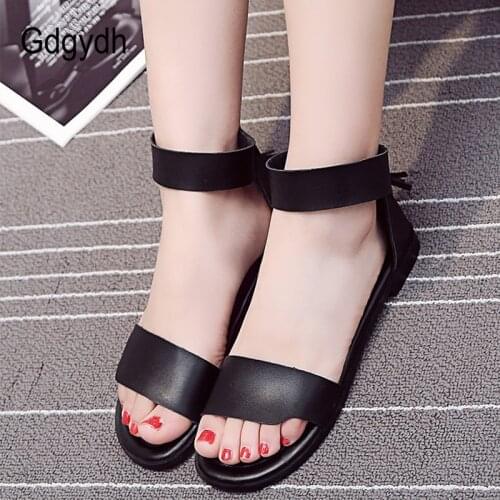 Fashion Fringe Flat Sandals Summer Women Roman Style Beach Shoes Women Flat Heel Casual Shoes Comfortable Black White New