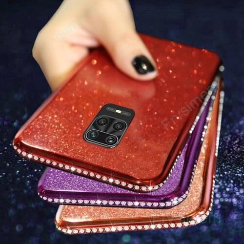 Glitter Diamond Star Case For REDMI 9A 9AT 8 8A 9 9C NFC 7 7A Redmi Note 9s 8 9 7 Pro 8T poco X3 NFC