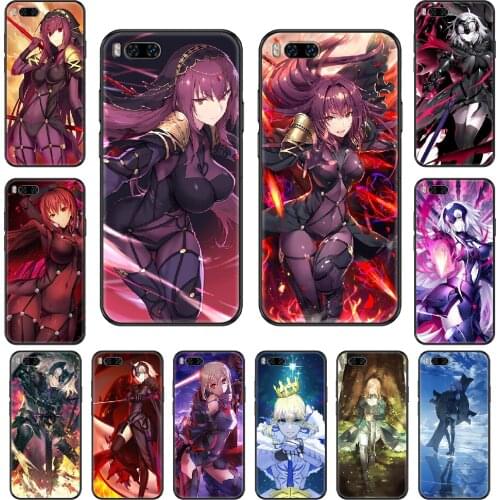 Game Fate Grand Order Phone case For Xiaomi Mi 6 8 9 A1 2 3 Max3 Mix2 Mix2S X T Lite Pro black luxury back 3D shell painting