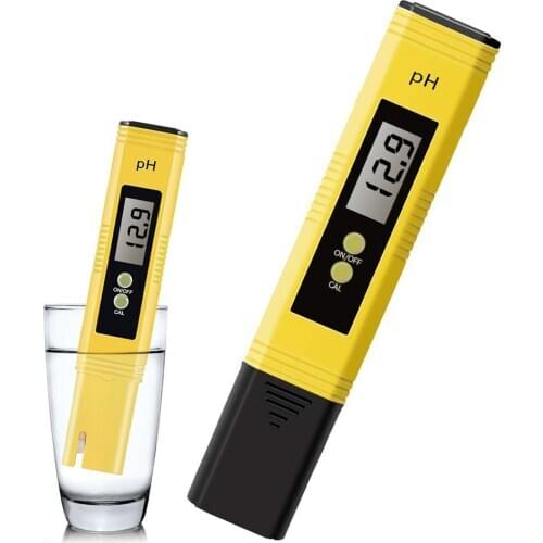 Digital LCD PH Meter Pen Water Quality Purity Test Tool Aquarium Pool Water Wine Urine Automatic Calibration Accuracy 0.1