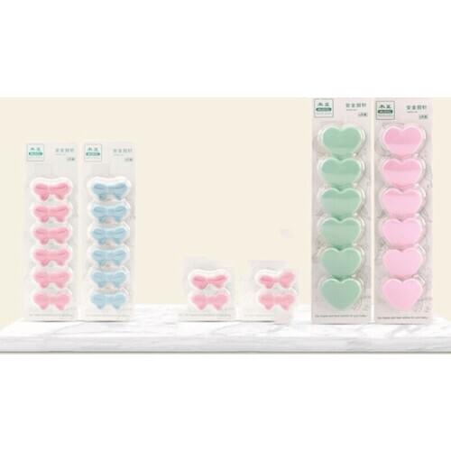 Baby Care Diaper Bibs Pins Holder Baby Safety Brooch Cute Cartoon Safety Bow Love Shape Pins Findings Safe Secure Clips Girls