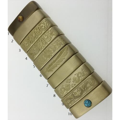 DIY leather craft solid brass material belt buckle loop inner 40mm 5pcs/lot