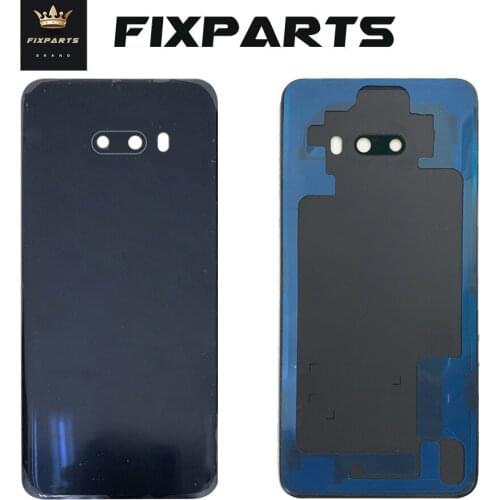 For LG G8X ThinQ Back Battery Cover Rear Glass Door Housing Case G8 X LMG850EMW Replacement For 6.4" LG G8X ThinQ Battery Cover
