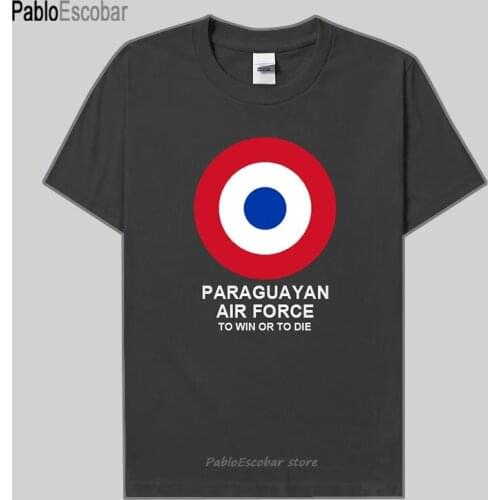 Air Force Paraguay PRY Paraguayan Mestizo Short sleeve new Tops t shirt clothes country Fashion Army Tactical Military mens