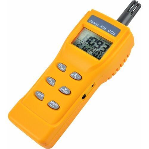 Indoor Air Quality 9999ppm Digital Carbon Dioxide Temperature Humidity NDIR Sensor IAQ CO2 WB DP Monitor Tester