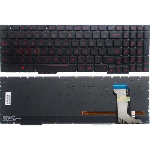 Laptop keyboard For ASUS GL753 GL753V GL753VE GL753VD US keyboard with backlit