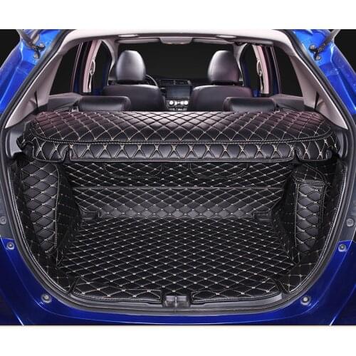 2017 for honda fit leather car trunk mat cargo liner 2014 2015 2016 2017 2018 2019 accessories interior carpet rug boot