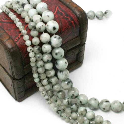 Natural Stone Round Blue Stone Beads For Jewelry Making 4/6/8/10mm Pick Size 15inches Diy Necklace Bracelet