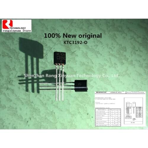 100% New original KTC3192-O KTC3192 C3192 KTC3192-O-AT/P 2SC3192 3192-O C3192-O