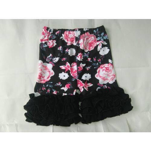 Kaiya Angel 2017Ruffle Shorts Summer Kids Shorts 6cm Ruffles Stripe Girls Ruffle Icing Shorts