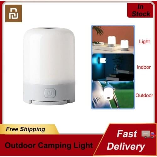 Youpin Multifunction Camping Light Portable Outdoor Emergency Power Bank Hanging LED Lamp USB Rechargeable 6 Mode Adjustable