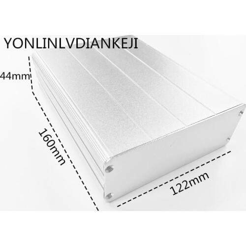 Guide rail controller PCB aluminum profile housing 122*44-160mm Aluminum box/shield aluminum housing