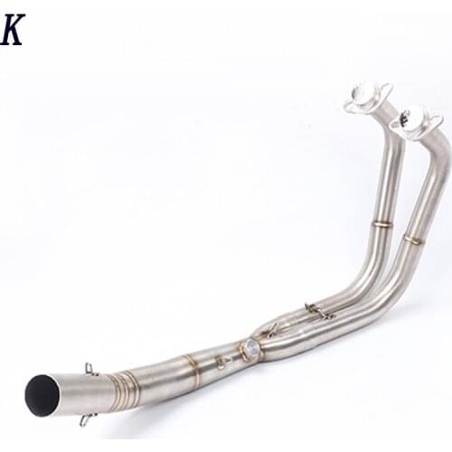 NINJA Motorcycle Exhaust Slip-On Full System Modified Front Middle Link Pipe Laser Muffler Stciker For Kawasaki ninja 400