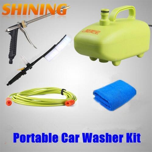 Poratable Car Washer Car Washing Tool Easy-Carry 12V 60Watt High Pressure Car Washer Household Car Washer