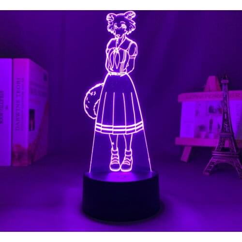 Anime Led Night Light Beastars Wolf Girl for Bedroom Decor Light Battery Powered Birthday Gift Manga Lamp Beastars