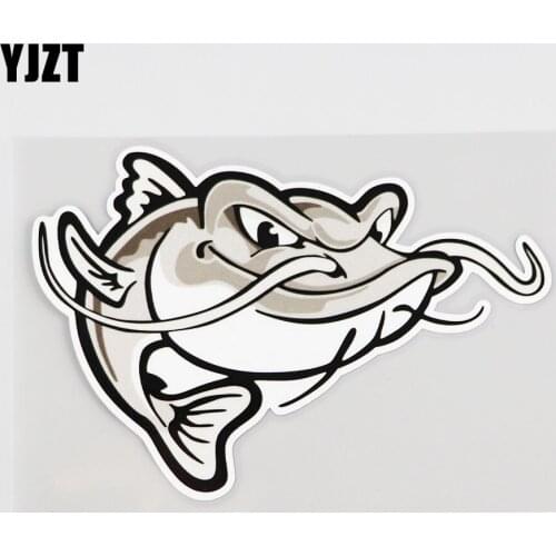 YJZT 14.8CMX10CM Animal Pattern Car Sticker Originality Pvc Decal Bumper 6A-0045