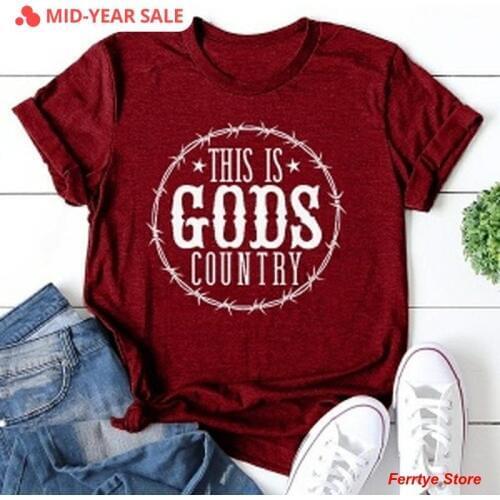 Plus Size X-5XL GOD S Printed O-neck Womens T-shirt Fashion New Multicolor Casual Wild Lady Tops Streetwear Funny Tshirts