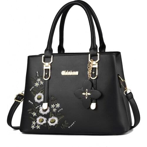 Bag Girl 2021 new style messenger bag elegant temperament trend embroidery decoration handbag designer handbag messenger bag