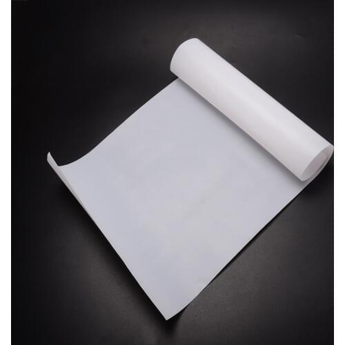 1Pcs 500x250x0.3mm White PTFE Film/Sheet Virgin High Strength Temperature with Wear Resistant For Power Tools Accessories