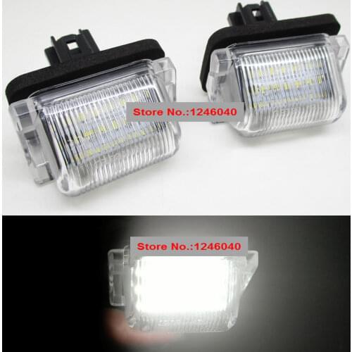 2Pcs Led License Number Plate Light For Mazda5 Mazda 5 CX-5 CX5 2012-2018 CX-9 CX9 2007-2018